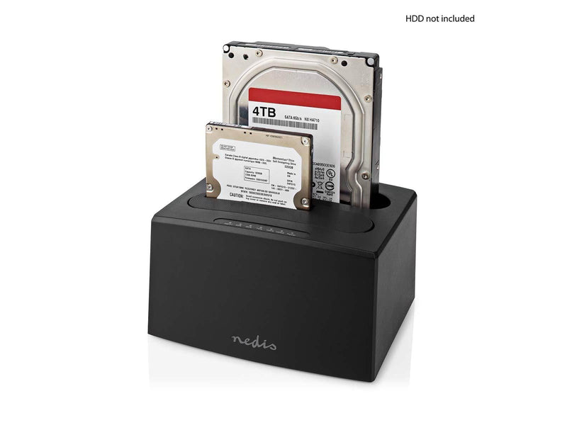 Nedis HDDUDB3210BK storage drive docking station