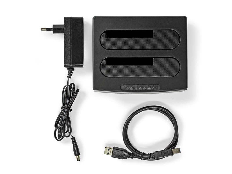 Nedis HDDUDB3210BK storage drive docking station