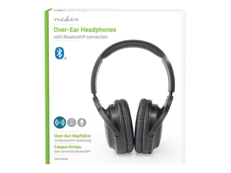 Nedis HPBT1201BK - headphones with mic