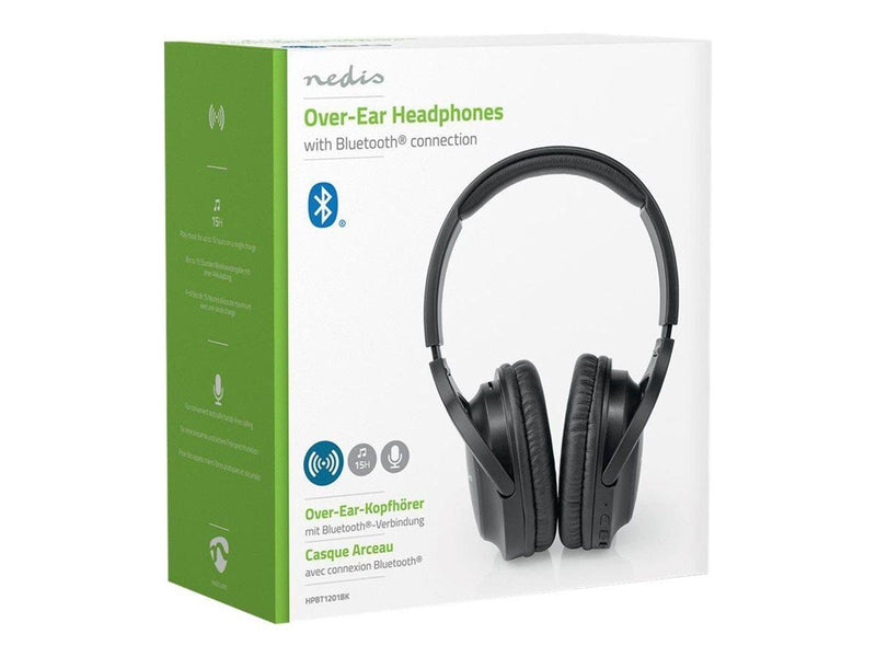 Nedis HPBT1201BK - headphones with mic