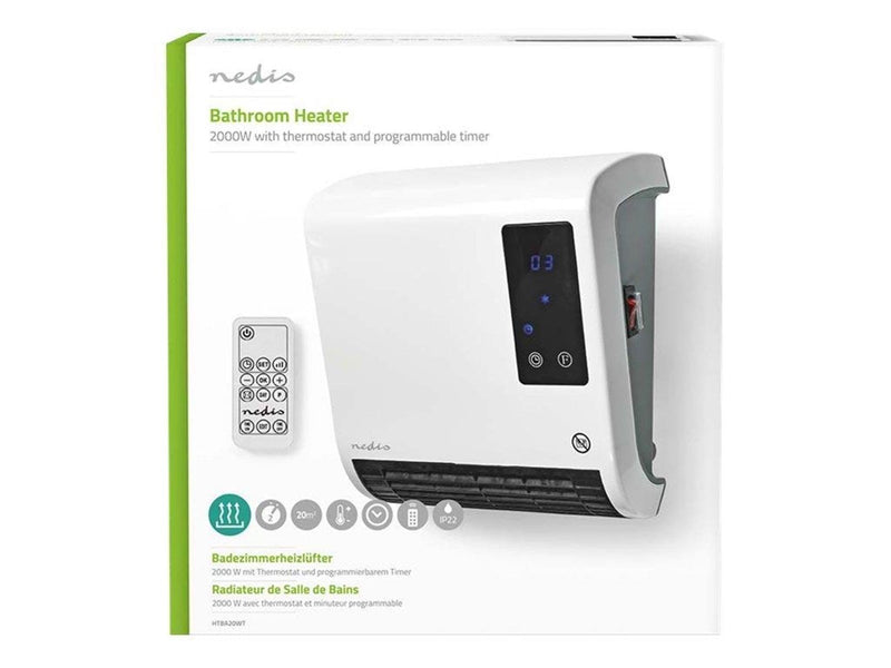 Nedis HTBA20WT - bathroom heater