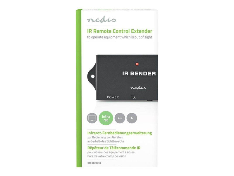 Nedis IREX050BK - IR signal extender kit for remote control