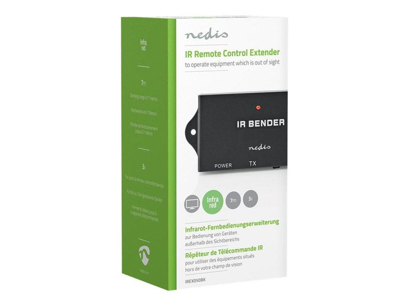 Nedis IREX050BK - IR signal extender kit for remote control