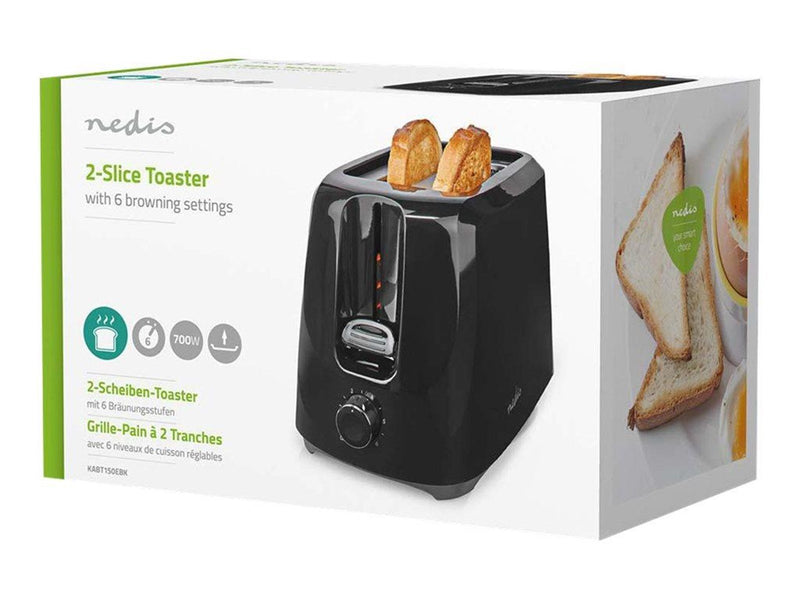 Nedis Toaster KABT150EBK - toaster - black