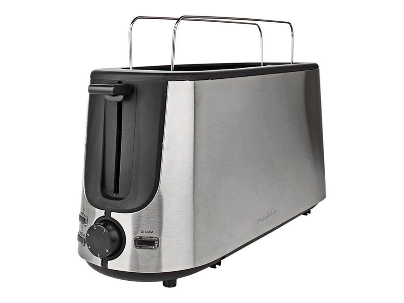 Nedis Toaster Stainless Steel Series KABT310EAL - toaster - aluminium