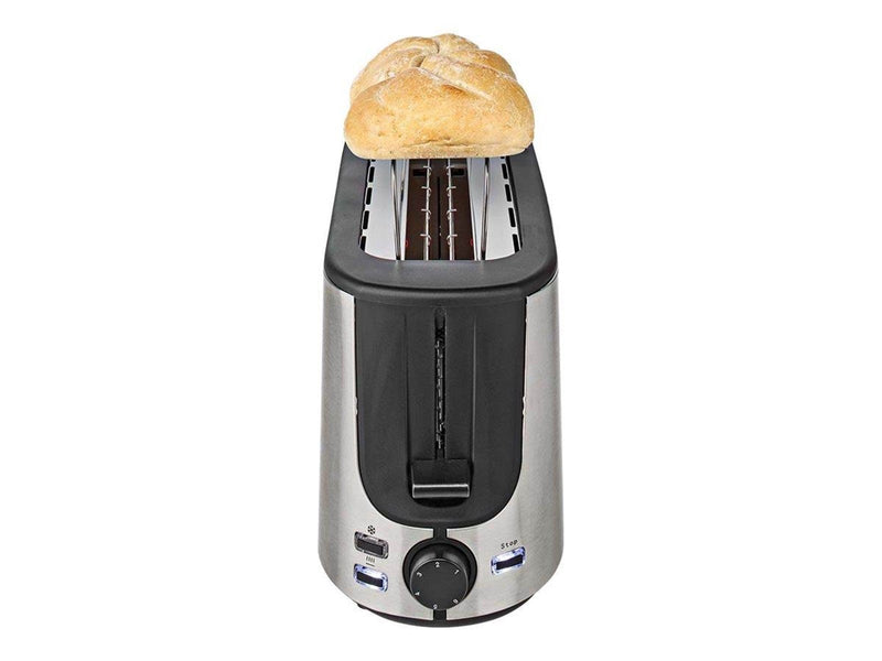 Nedis Toaster Stainless Steel Series KABT310EAL - toaster - aluminium