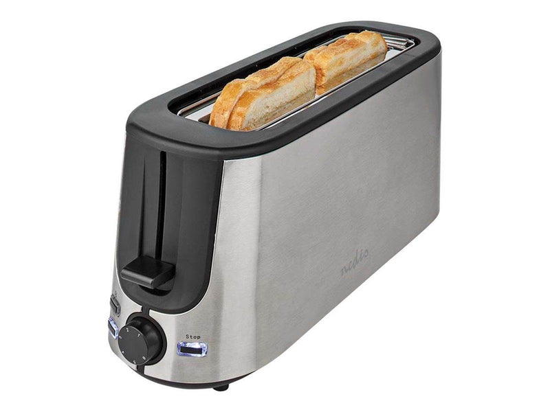 Nedis Toaster Stainless Steel Series KABT310EAL - toaster - aluminium