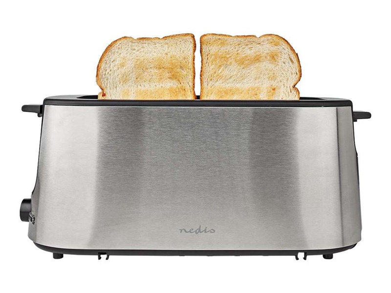 Nedis Toaster Stainless Steel Series KABT310EAL - toaster - aluminium