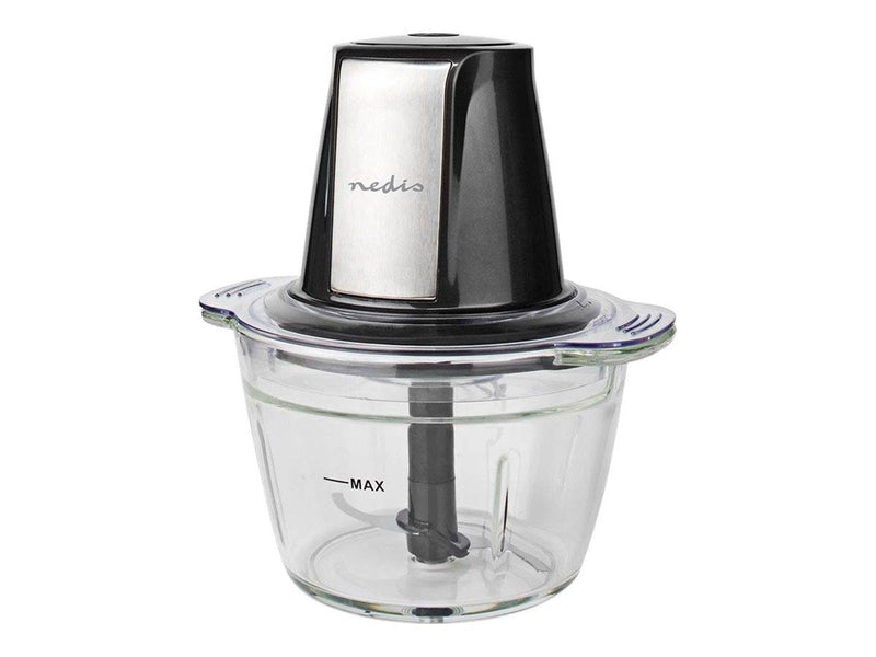 Nedis Mixer KAMC300CGY - chopper - black / silver - 500 W