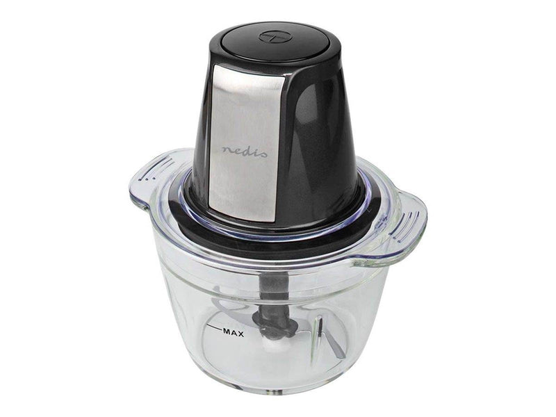 Nedis Mixer KAMC300CGY - chopper - black / silver - 500 W