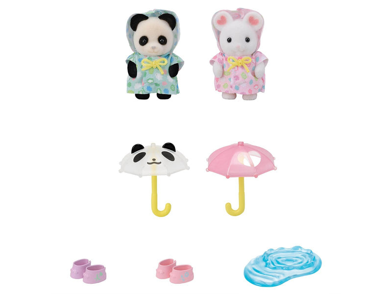 Sylvanian Families Nursery Friends - Rainy Day Duo