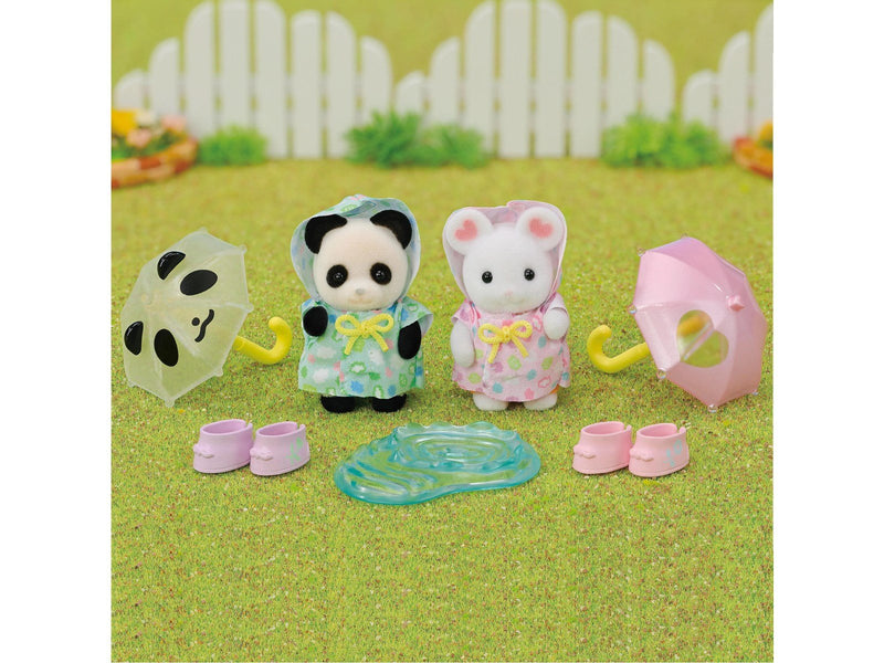 Sylvanian Families Nursery Friends - Rainy Day Duo