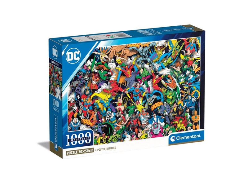 Clementoni DC Comics Justice League "Impossible" Challenge Jigsaw Puzzle (1000)