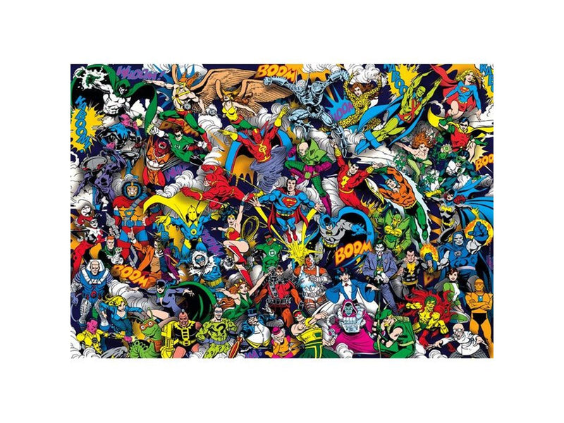 Clementoni DC Comics Justice League "Impossible" Challenge Jigsaw Puzzle (1000)