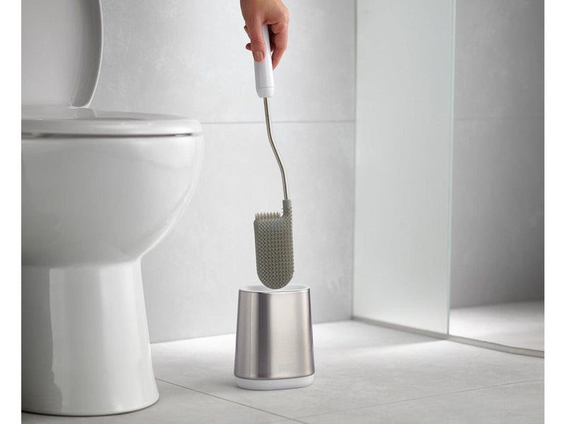 Joseph Joseph Flex Lite Toilet Brush - Steel