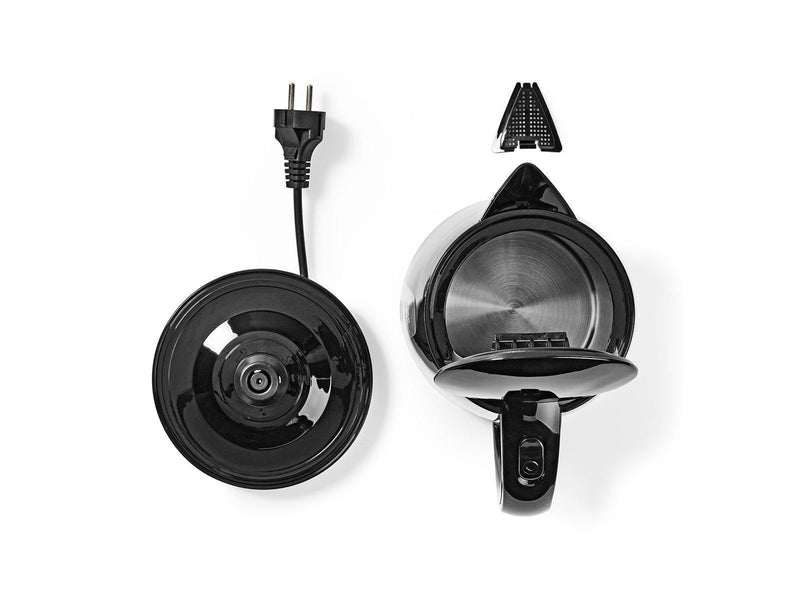 Nedis Wasserkocher KAWK130EBK electric kettle - Schwarz - 2200 W