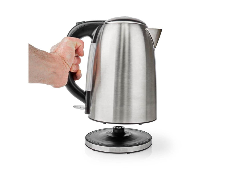 Nedis Wasserkocher KAWK350EAL electric kettle - Silber - 2200 W