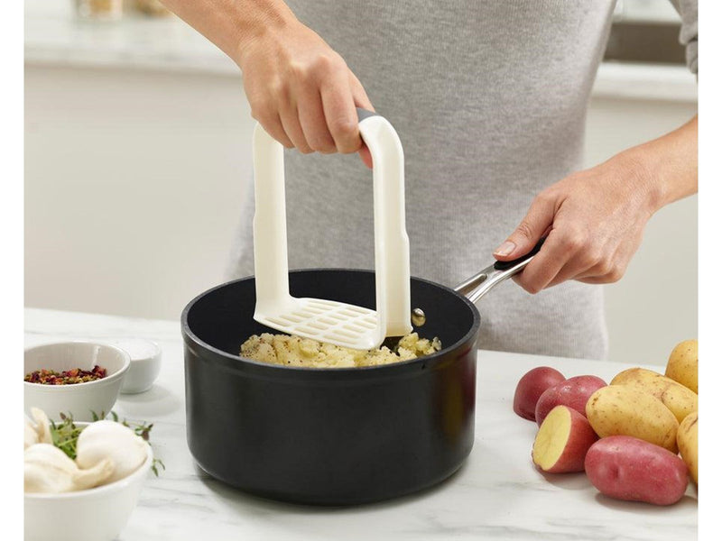Joseph Joseph Easy-Mash Potato Masher - White