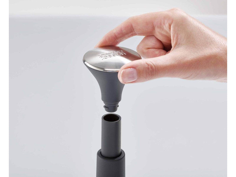 Joseph Joseph Kitchen Roll Holder- Silver / Black