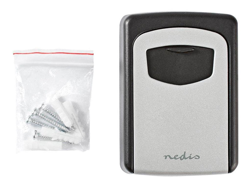 Nedis - key lock box - grey black