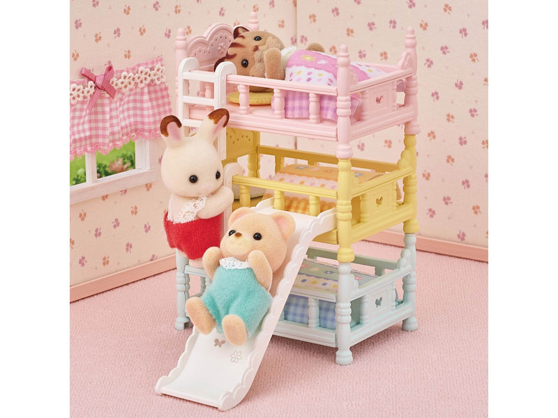 Sylvanian Families Triple Bunk Beds
