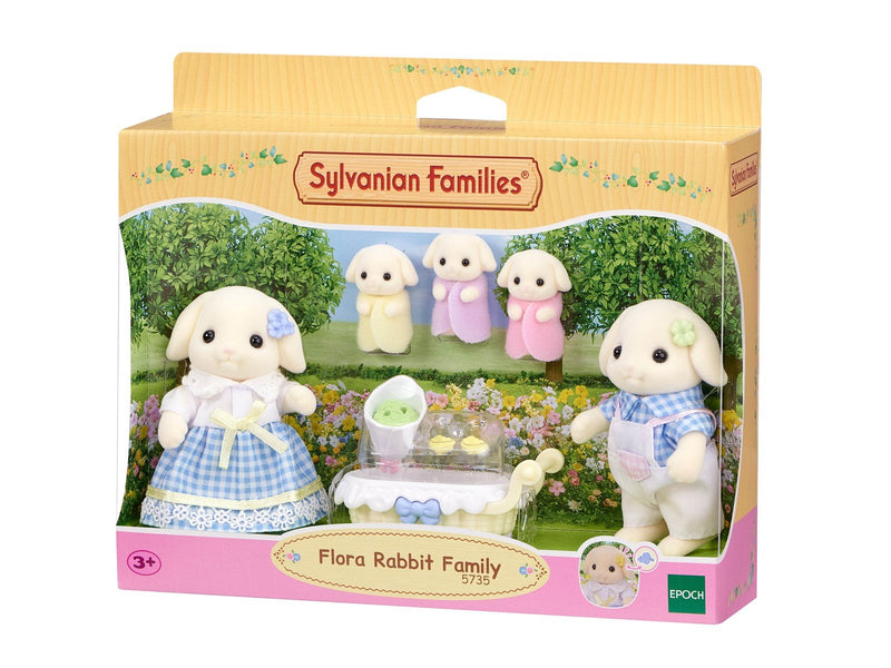 Sylvanian Families Flora Rabbit Family