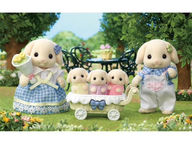 Sylvanian Families Flora Rabbit Family