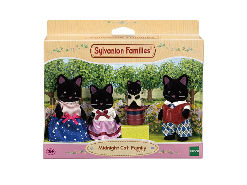 Sylvanian Families Midnight Cat Family
