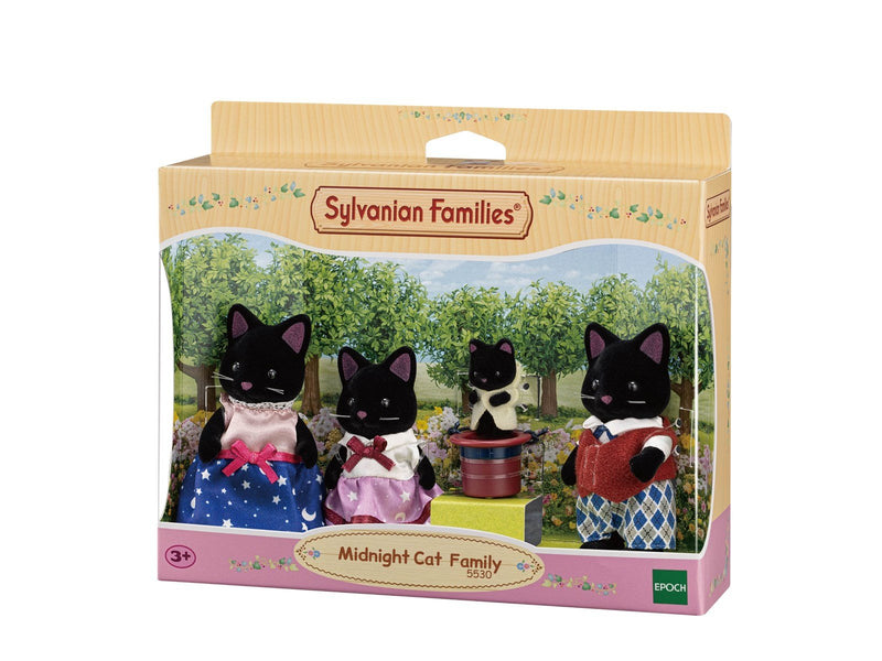 Sylvanian Families Midnight Cat Family