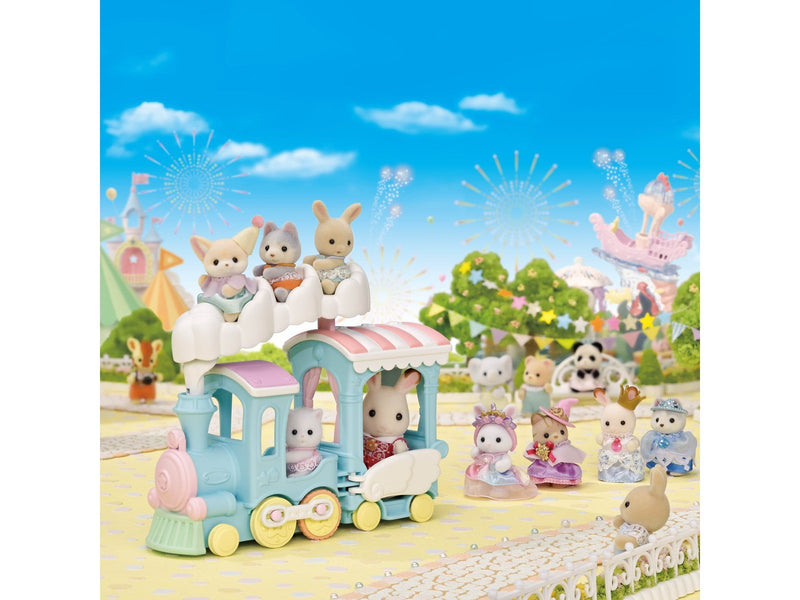 Sylvanian Families Floating Cloud Rainbow Train