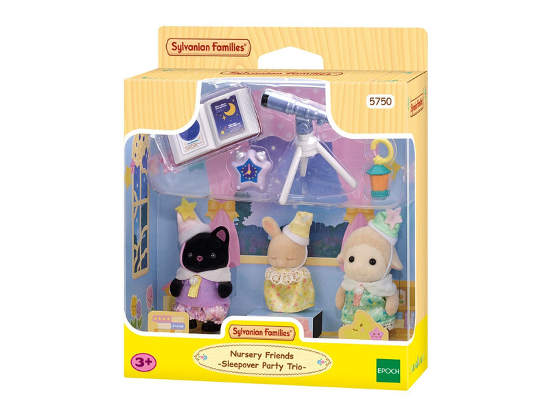 Sylvanian Families Nursery Friends -Sleepover Party Trio
