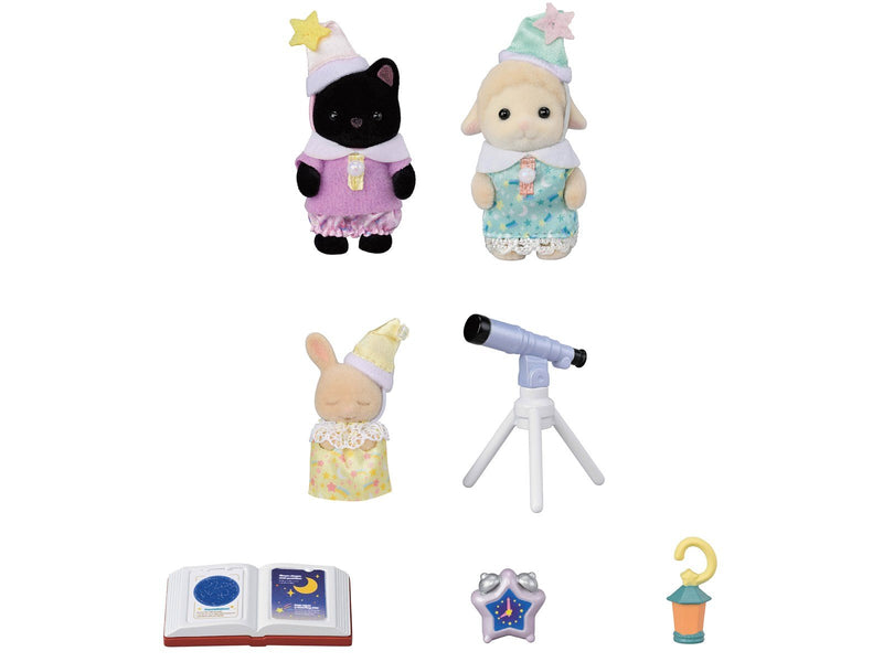 Sylvanian Families Nursery Friends -Sleepover Party Trio