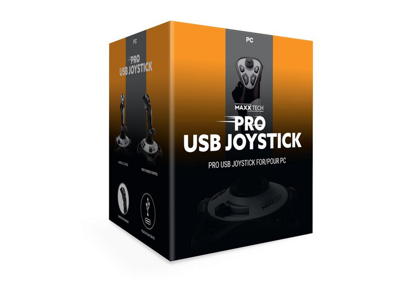 MAXX TECH Pro USB Joystick - Wired Joystick - PC