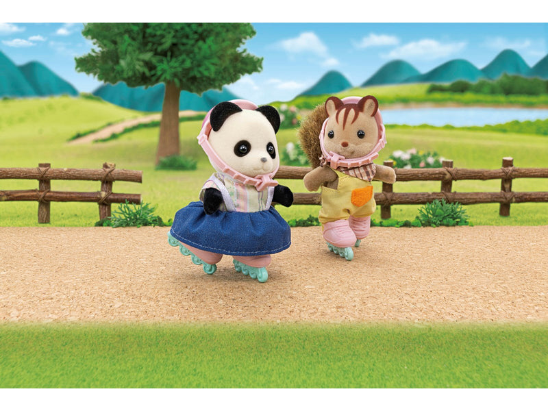 Sylvanian Families Cycle & Skate Set -Panda Girl