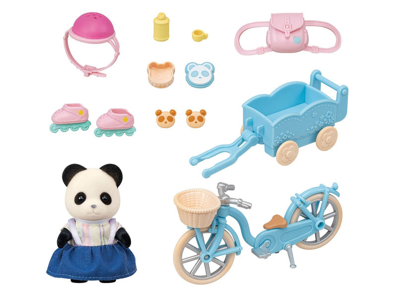 Sylvanian Families Cycle & Skate Set -Panda Girl