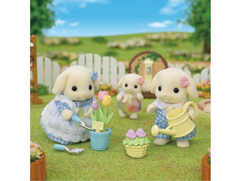 Sylvanian Families Blossom Gardening Set -Flora Rabbit Sister & Brother
