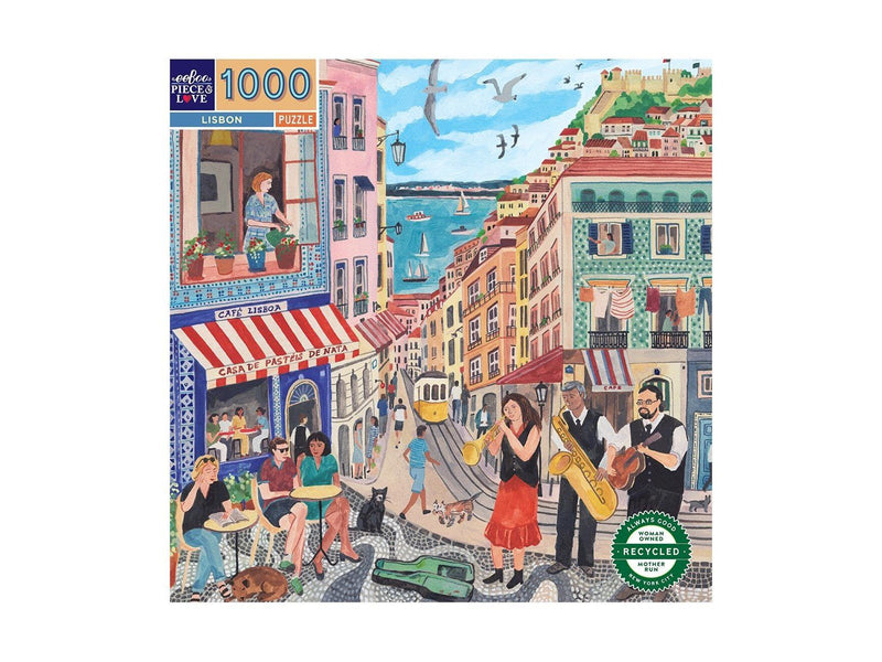 eeBoo Puzzle 1000 pcs - Lisbon