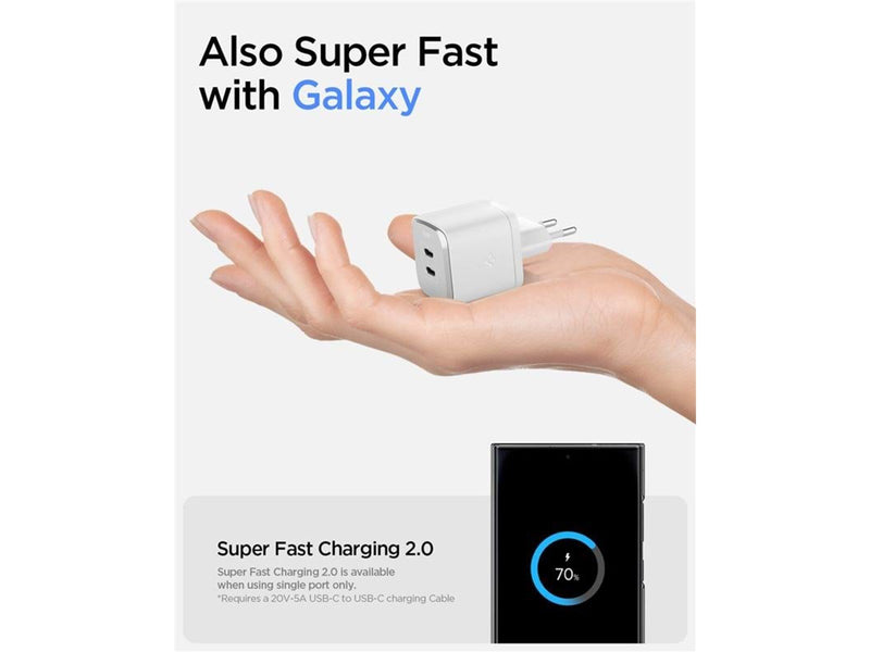 Spigen 45W 2x USB-C ArcStation Pro - Black