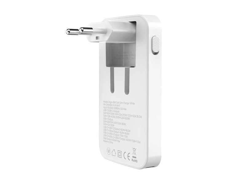 Mobile Origin GaN III Slim Charger - White - 65Watt