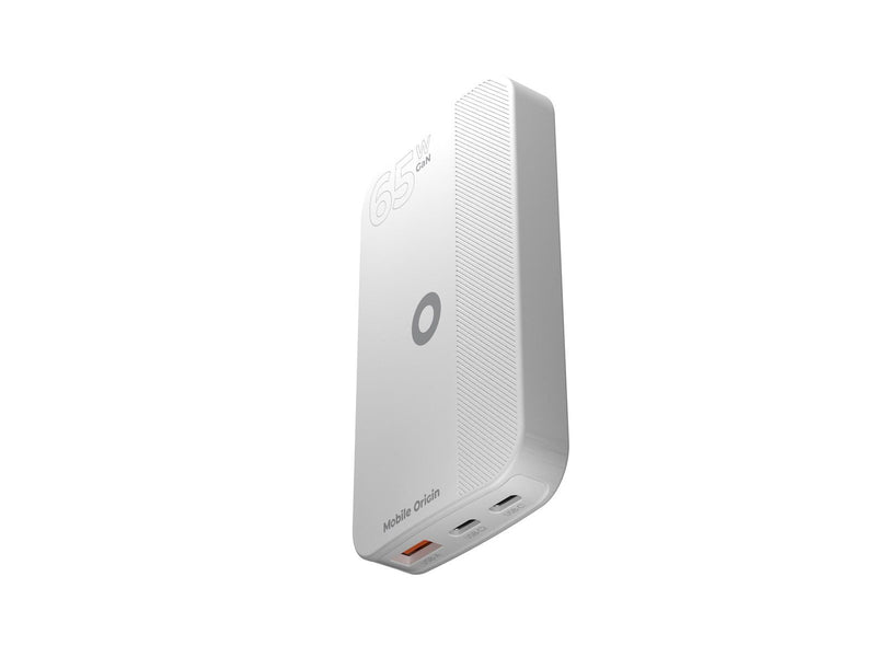 Mobile Origin GaN III Slim Charger - White - 65Watt