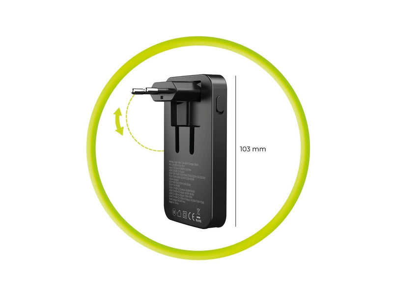 Mobile Origin GaN III Slim Charger - White - 65Watt