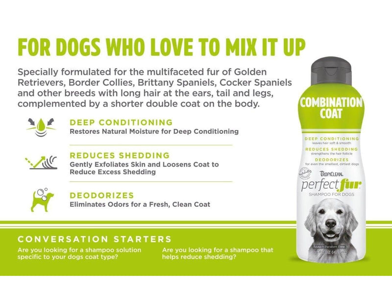 Tropiclean - Perfect fur combination coat shampoo - 473ml (719.1840)