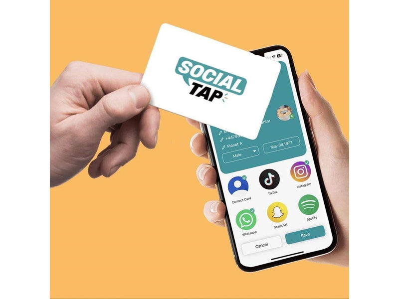 Mikamax Social Tap - White Card