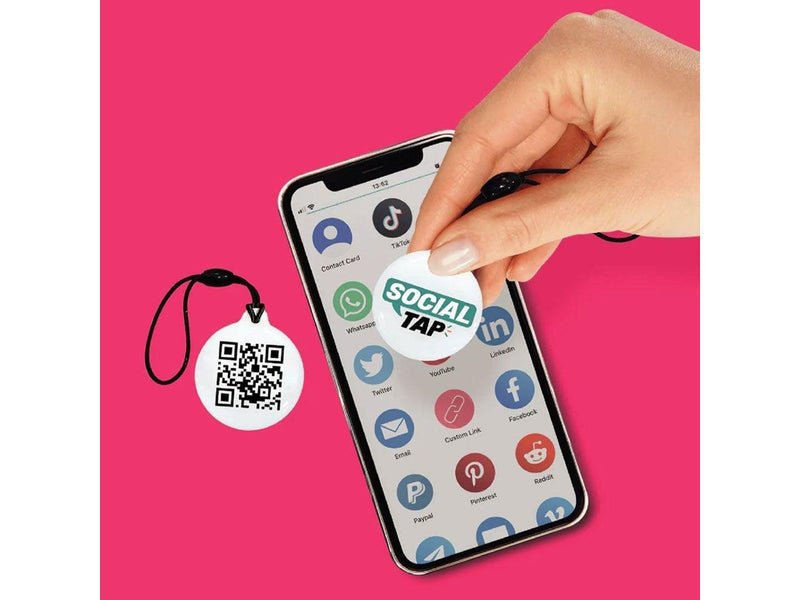 Mikamax Social Tap - FOB Tag White