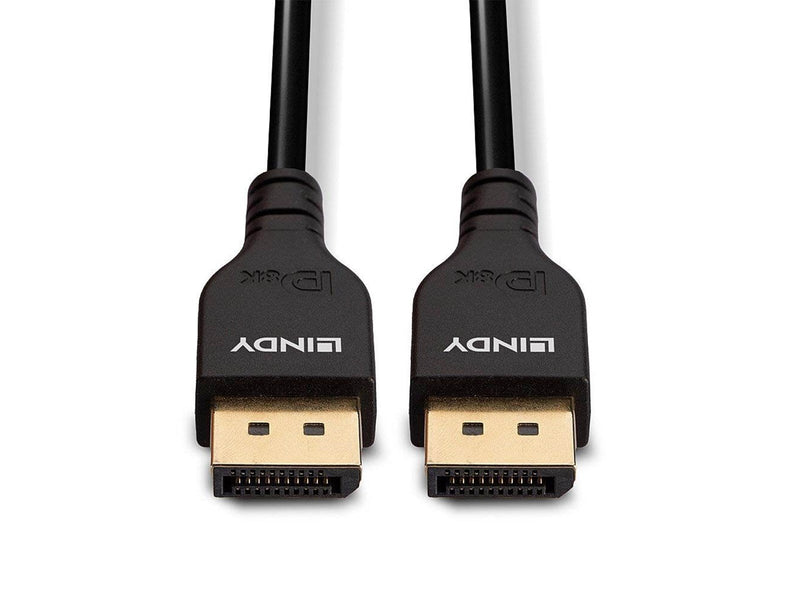 Lindy Slim DisplayPort 1.4 Cable - 1m
