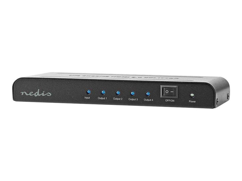 Nedis VSPL3474AT - video/audio splitter - 4 ports