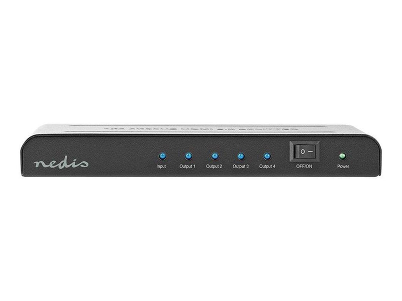 Nedis VSPL3474AT - video/audio splitter - 4 ports