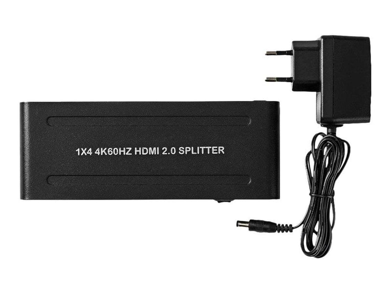 Nedis VSPL3474AT - video/audio splitter - 4 ports