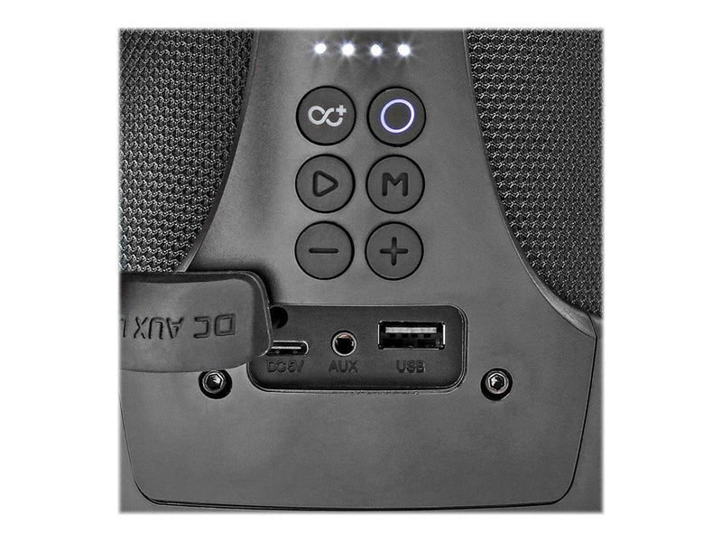 Nedis SPBB315BK - boombox speaker - for portable use - wireless