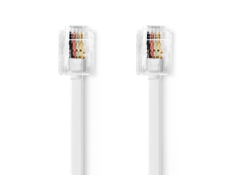 Nedis Telecom Cable | RJ11 Male | RJ11 Male | 5.00 m